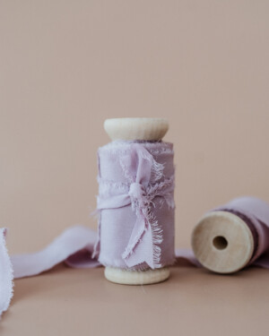 06 Silk Ribbon Lilac