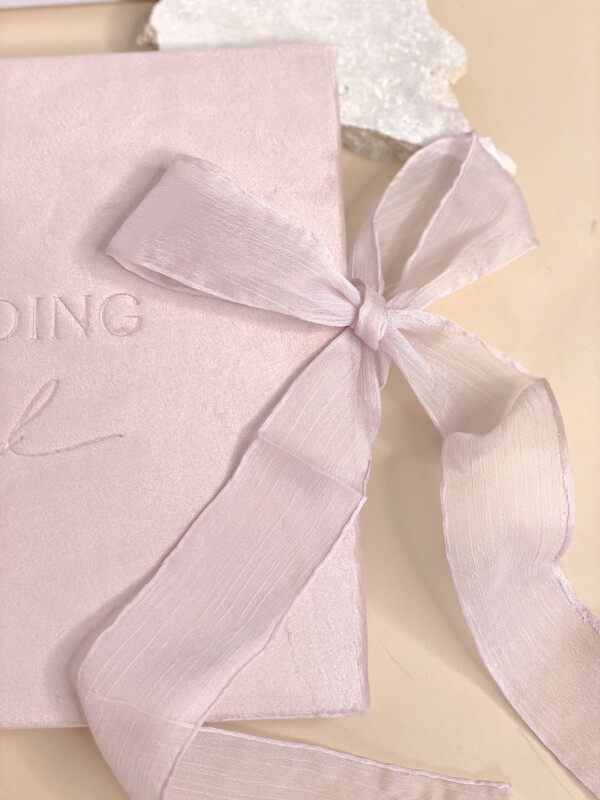 Crinkle Chiffon Ribbon Lilac - Image 2